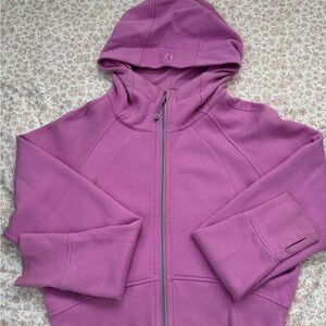 Lululemon Full zip Cropped Scuba Jacket